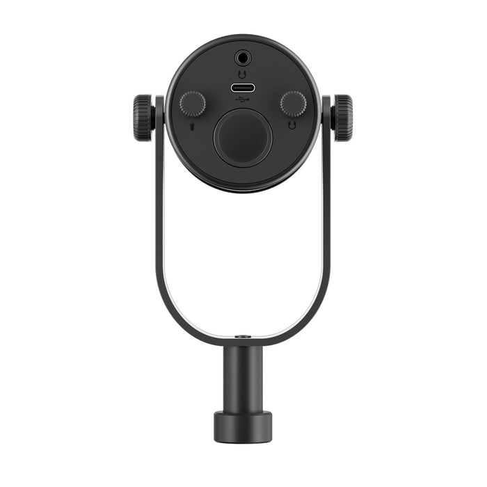 BOYA CastMic P60B studio microphone with arm, wired USB XLR - black