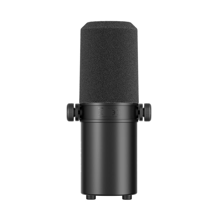 BOYA CastMic P60B studio microphone with arm, wired USB XLR - black