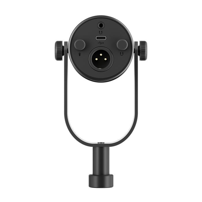 BOYA CastMic P60B studio microphone with arm, wired USB XLR - black