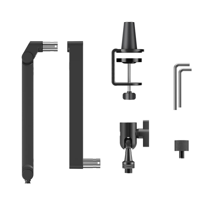BOYA MIC ARM LP Low Profile Microphone Arm with Clamp - Black