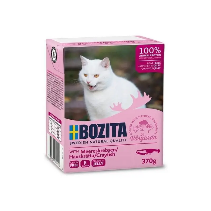 BOZITA Crayfish in jelly - wet cat food - 370g - Wet foodDLK-KAM<<<For the catDLK<<<ActionPL&&&Wet foodDLK-KAM<<<For