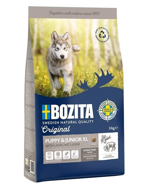 BOZITA Original Puppy & Junior XL Lamb - dry dog food - 12kg
