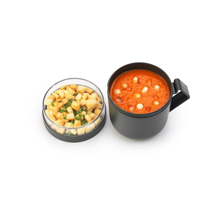 DARK GRAY BRABANTIA MAKE&TAKE FOOD GLASS