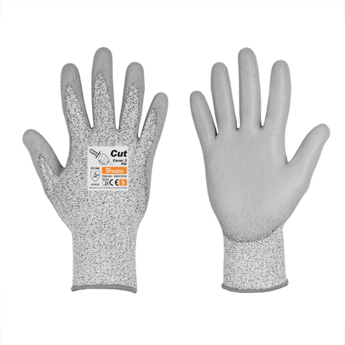 CUT COVER 3 PU 10 GLOVES