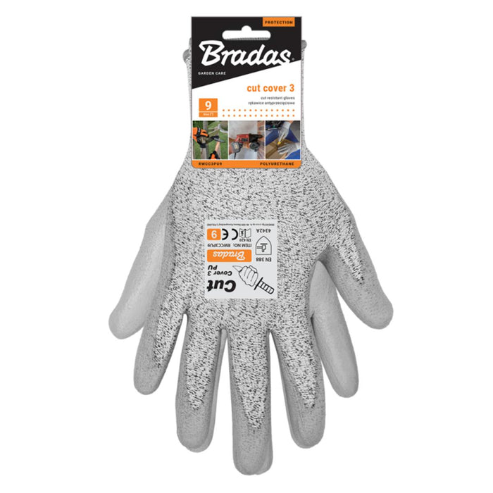 CUT COVER 3 PU 10 GLOVES