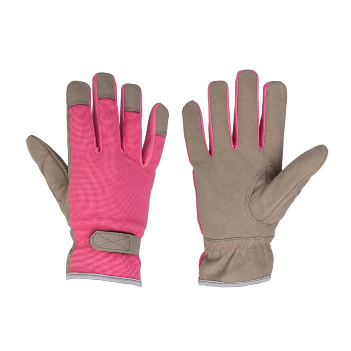LADIES' GARDENING GLOVES ROSE 8