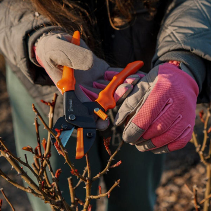 LADIES' GARDENING GLOVES ROSE 8