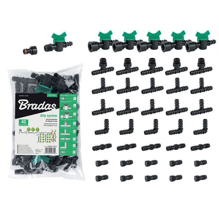 BRADAS DRIP IRRIGATION ACCESSORIES SET DSWA2O-SET2