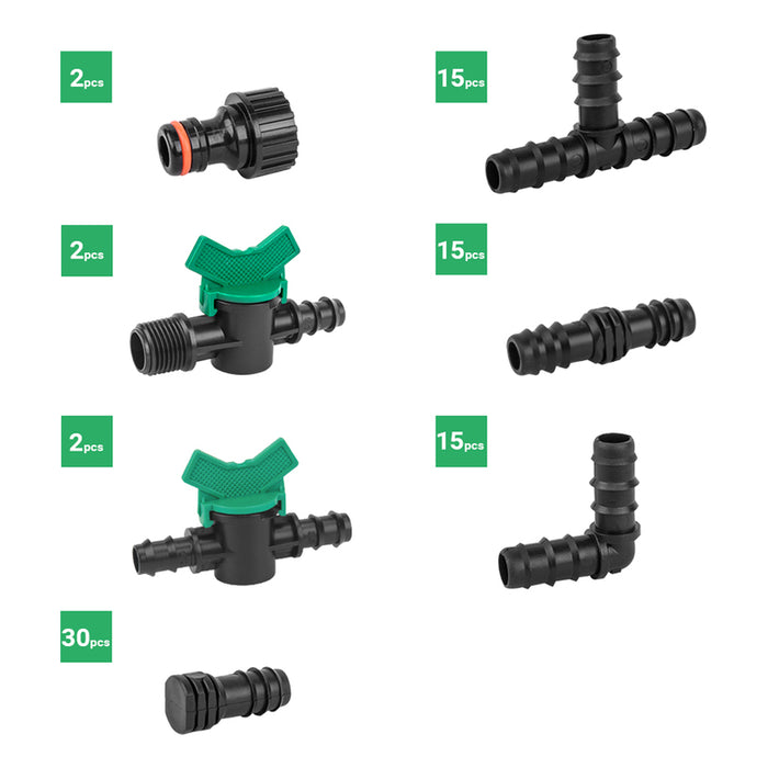 DRIP IRRIGATION ACCESSORIES SET Φ16MM 81H BRADAS DSWA20-SET4