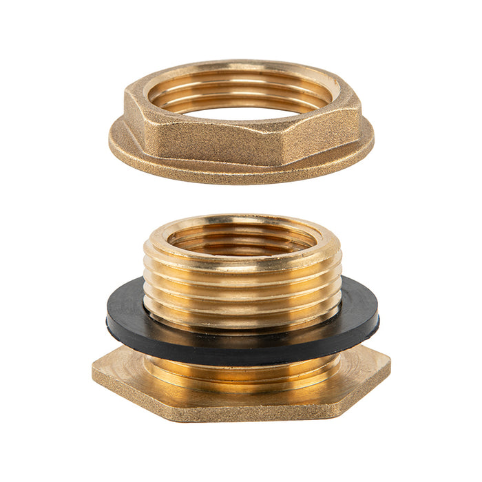 TANK CONNECTOR WITH 3/4" MALE, 1/2" FEMALE THREAD BRADAS BR-P12034
