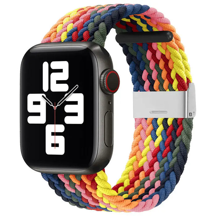 Braided Fabric Strap Bracelet Strap Fabric Band for Apple Watch 38 / 40 / 41 mm - Multicolor - Cell phone cases