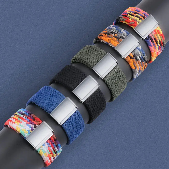 Braided Fabric Strap Bracelet Strap Fabric Band for Apple Watch 38 / 40 / 41 mm - Black - Cell phone cases