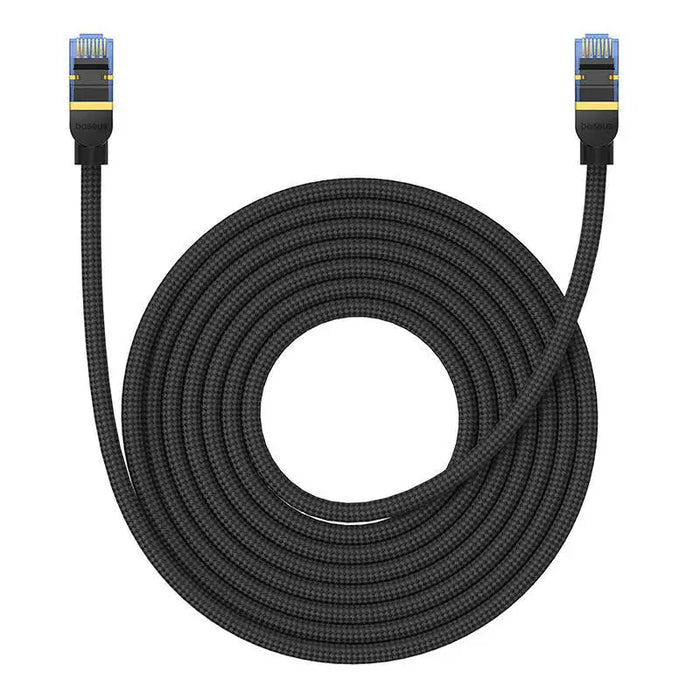 Braided network cable cat.7 Baseus Ethernet RJ45 10Gbps 8m (black) - Network cables<<<Cables<<<IT