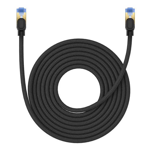 Braided network cable cat.7 Baseus Ethernet RJ45 10Gbps 8m (black) - Network cables<<<Cables<<<IT