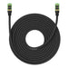 Braided network cable cat.8 Baseus Ethernet RJ45 40Gbps 15m (black) - Kable sieciowe<<<HurtelXML&&&Network