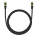 Braided network cable cat.8 Baseus Ethernet RJ45 40Gbps 1m (black) - Network cables<<<HurtelXML&&&Network