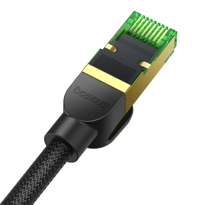 Braided network cable cat.8 Baseus Ethernet RJ45 40Gbps 1m (black) - Network cables<<<HurtelXML&&&Network
