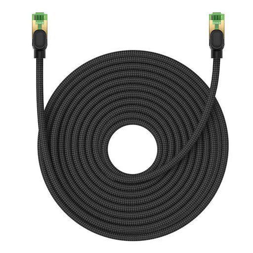 Braided network cable cat.8 Baseus Ethernet RJ45 40Gbps 20m (black) - Network cables<<<Cables<<<IT