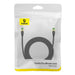 Braided network cable cat.8 Baseus Ethernet RJ45 40Gbps 2m (black) - Kable sieciowe<<<HurtelXML&&&Network