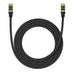 Braided network cable cat.8 Baseus Ethernet RJ45 40Gbps 2m (black) - Kable sieciowe<<<HurtelXML&&&Network