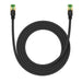 Braided network cable cat.8 Baseus Ethernet RJ45 40Gbps 2m (black) - Kable sieciowe<<<HurtelXML&&&Network