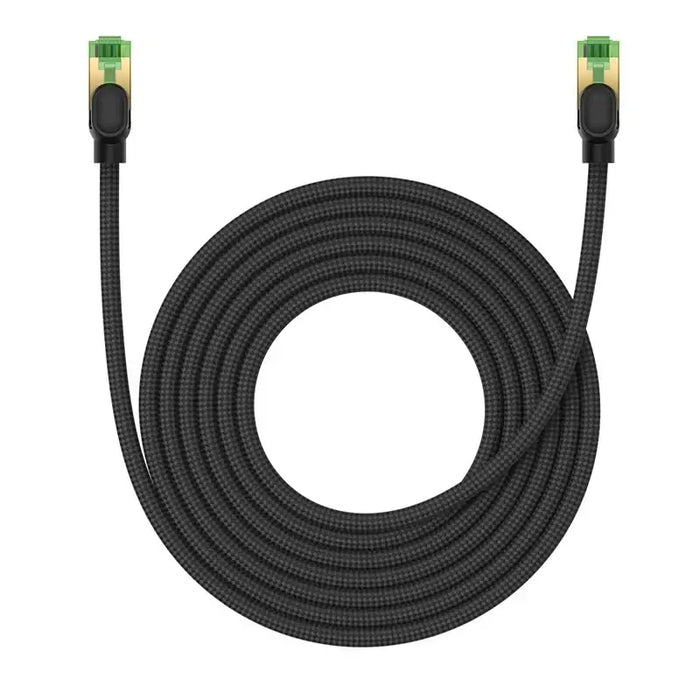 Braided network cable cat.8 Baseus Ethernet RJ45 40Gbps 5m (black) - Network cables<<<HurtelXML&&&Network