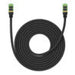 Braided network cable cat.8 Baseus Ethernet RJ45 40Gbps 8m (black) - Network cables<<<Cables<<<IT
