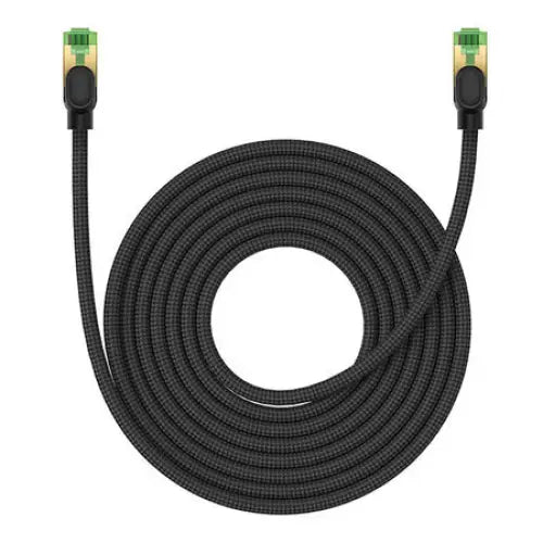 Braided network cable cat.8 Baseus Ethernet RJ45 40Gbps 8m (black) - Network cables<<<Cables<<<IT