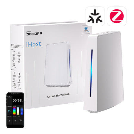 Bramka iHost Hub WiFi ZigBee Bluetooth Matter SONOFF AIBridge 2GB LAN - Smart Hubs<<<Control devices<<<Smart