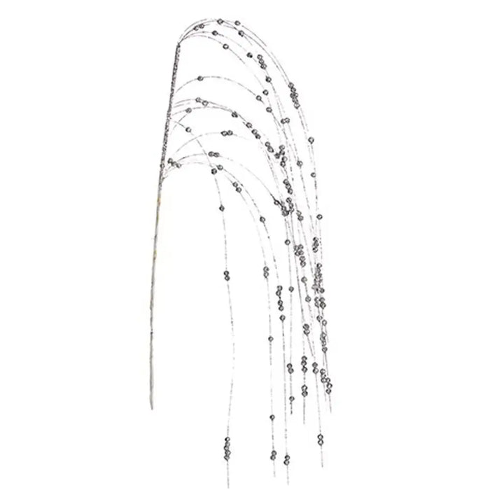 Branch Krist+ Silver Berries 100 x 3 x 5 cm (24 Units) - Декорация и Осветление<<<Дом Градина<<<BigBuy&&&Други артикули