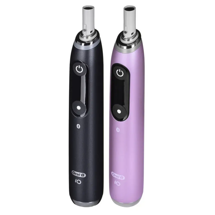 BRAUN ORAL-B ELECTRIC TOOTHBRUSH IO 9N SET DUO BLACK ONYX & ROSE QUARTZ - Tooth brushesAGD-SDZ<<<Home Appliance