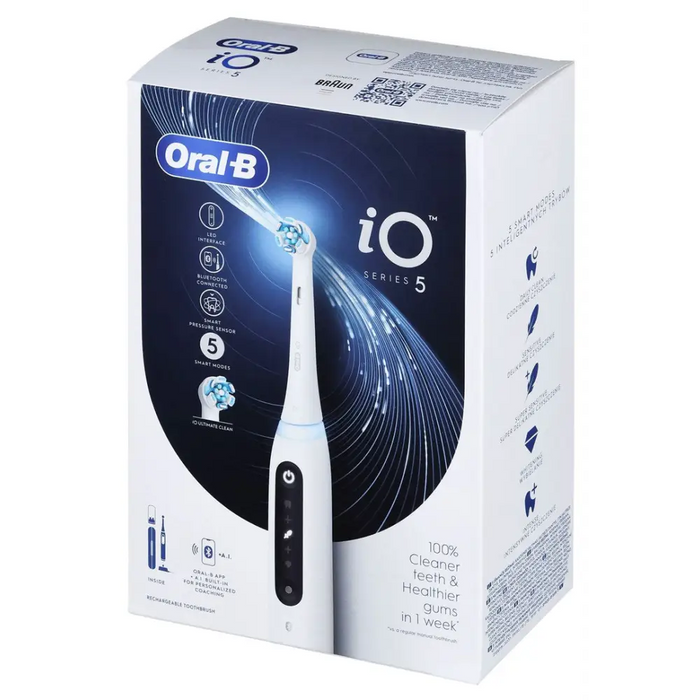 Braun Oral-B iO5 Quite White electric toothbrush - Tooth brushesAGD-SDZ<<<Home Appliance - ProductsAGD<<<ActionPL
