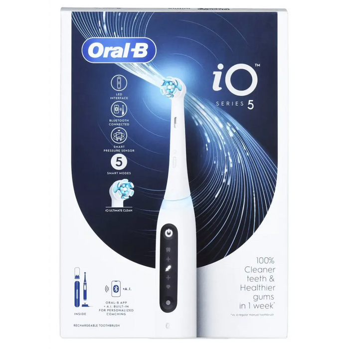 Braun Oral-B iO5 Quite White electric toothbrush - Tooth brushesAGD-SDZ<<<Home Appliance - ProductsAGD<<<ActionPL