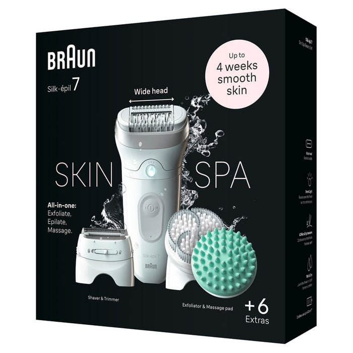Braun Silk-épil 7 7-081 epilator 40 tweezers White