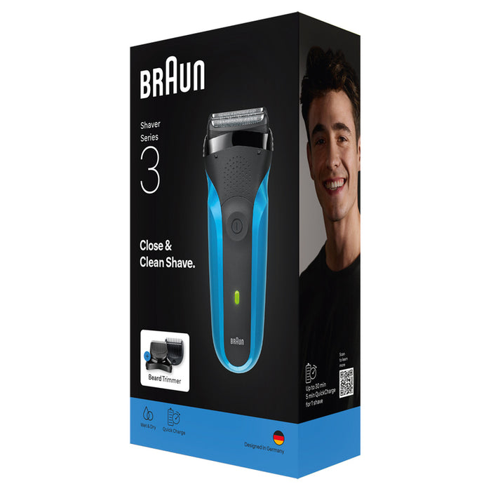 Shaver BRAUN 310BT BLK WATER RESISTANCE