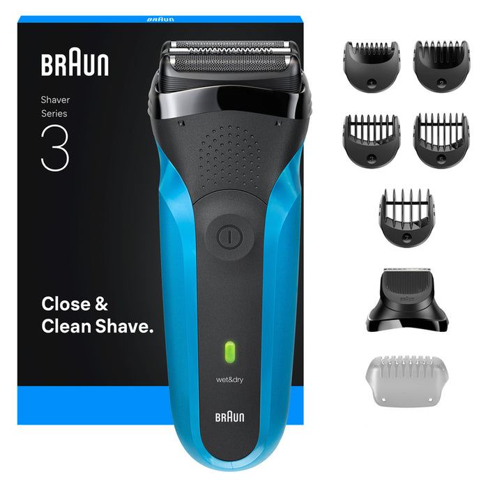 Shaver BRAUN 310BT BLK WATER RESISTANCE