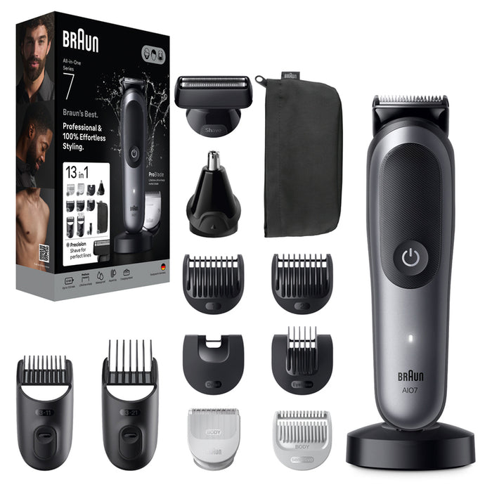 Trimmer BRAUN AIO7560 BLK/GREY