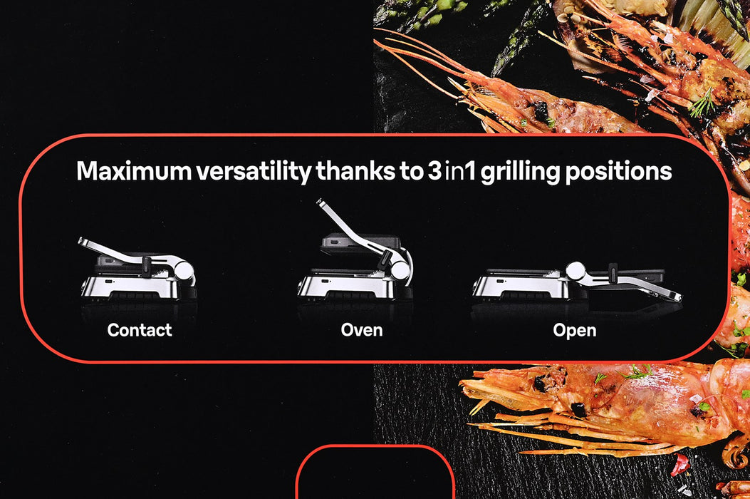 Grill BRAUN MultiGrill 9 Pro CG 9167, 2200 W, Black/Stainless steel