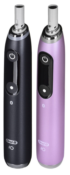 BRAUN ORAL-B ELECTRIC TOOTHBRUSH IO 9N SET DUO BLACK ONYX & ROSE QUARTZ