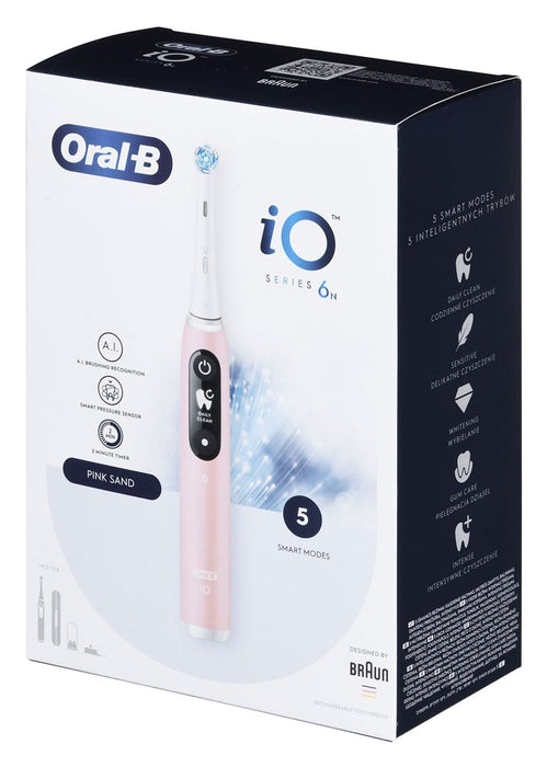 Oral-B iO6 Pink electric toothbrush