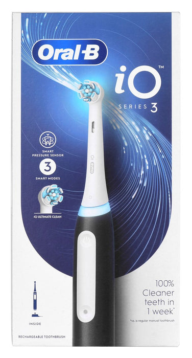 Braun Oral-B iO3 Matt Black electric toothbrush
