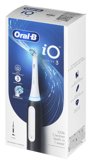 Braun Oral-B iO3 Matt Black electric toothbrush