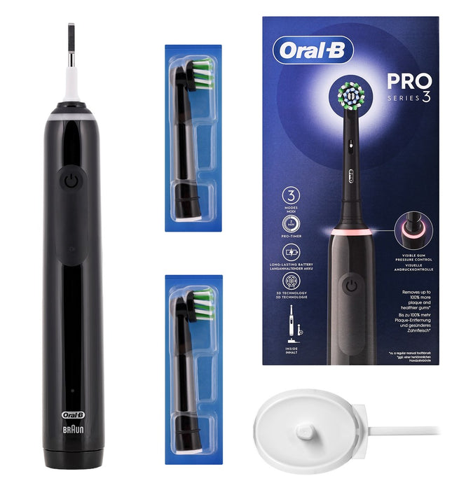 Oral-B Pro 3 Pro3 3000 Adult Rotating-oscillating toothbrush Black