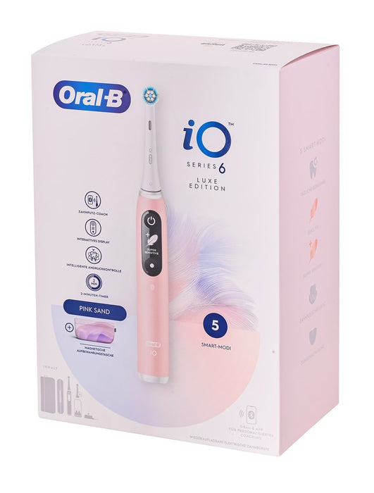 Oral-B iO Series 6 Pink Sand Luxe Edition electric toothbrush