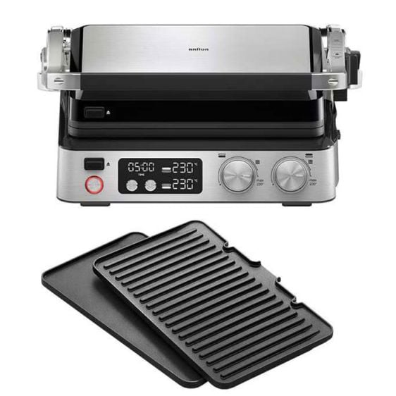 Grill BRAUN MultiGrill 7 CG 7040, 2000 W, Black/Stainless steel