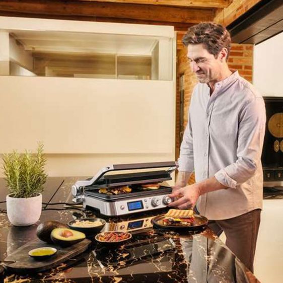 Grill BRAUN GC9040 MultiGrill 9 Contact grill 2000W Black/Stainless steel