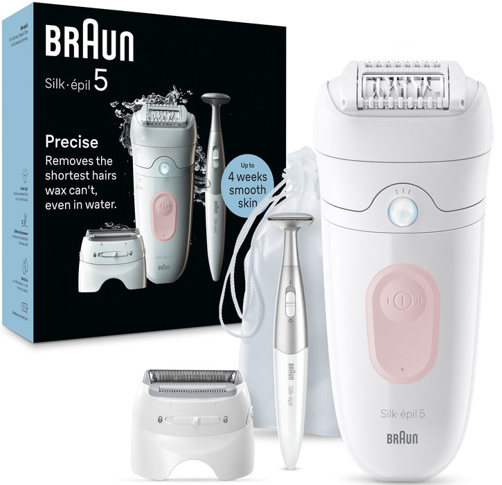 Epilator BRAUN 5-230 WHITE, WASHABLE HEAD