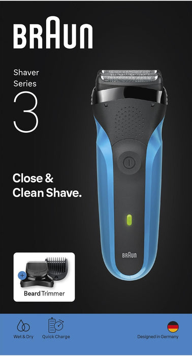 Shaver BRAUN 310BT BLK WATER RESISTANCE