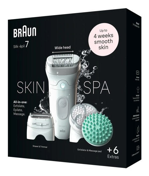 Braun Silk-épil 7 7-081 epilator 40 tweezers White