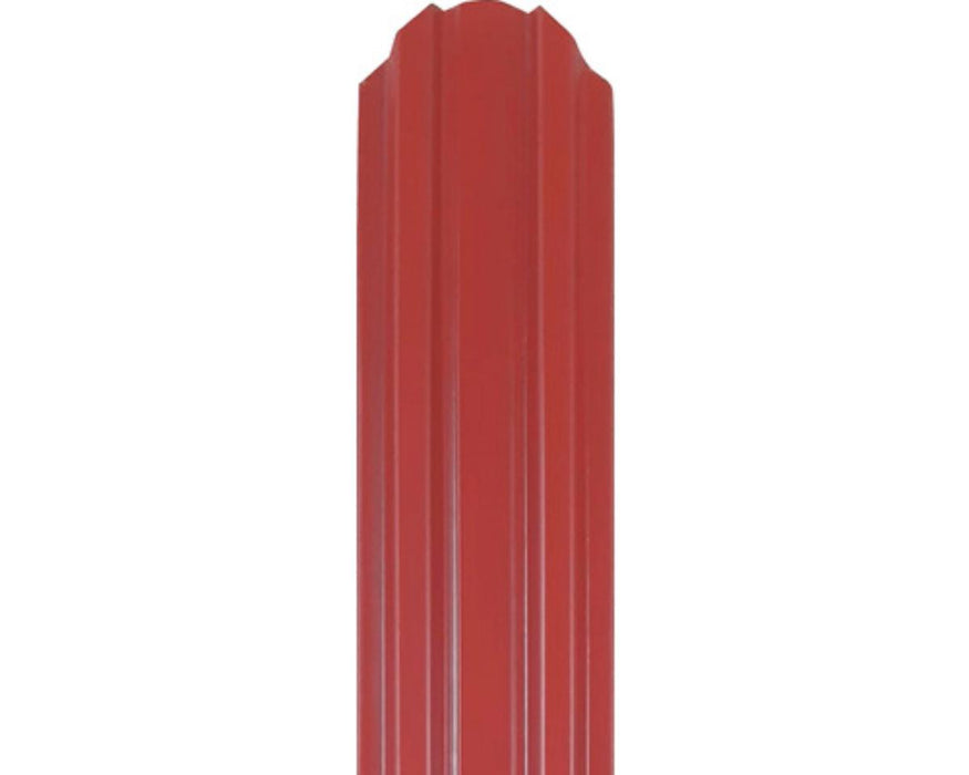 METAL FENCE LAMELL RED GLOSSY 150X9